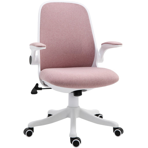 Rootz Pink Office Chair - Desk Chair - Ergonomic Seating - Adjustable Lumbar Support - 62.5cm x 60cm x 94-104cm