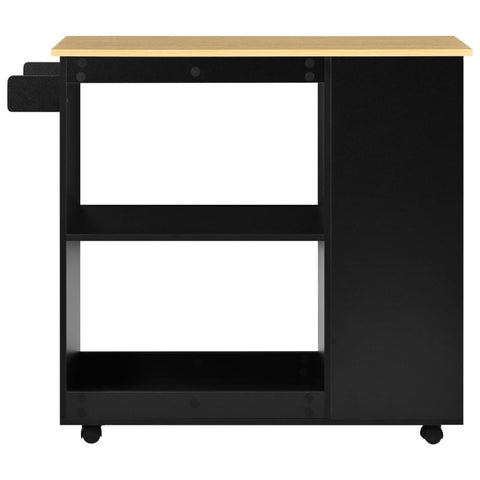 Rootz Multifunctional Kitchen Trolley - Mobile Cart - Rolling Island - Easy Mobility - 105cm x 38cm x 89cm