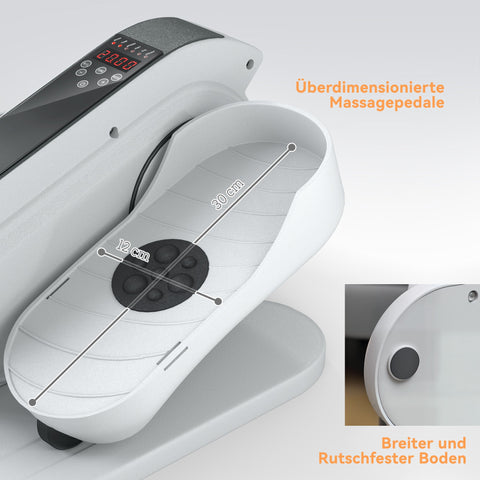 Rootz Mini-EllipStrainer - Seat Pedal Trainer - Compact Elliptical - 10 Speed Levels - LCD Remote - 45cm x 42cm x 27cm