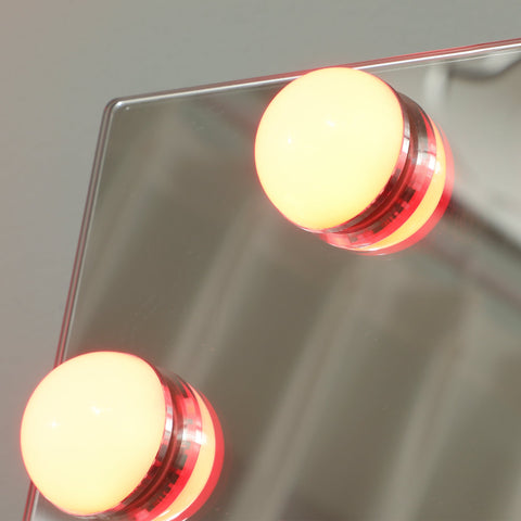 Rootz Full-Length Mirror 150x40cm - Standing Mirror - Dressing Mirror - RGB LED Lighting - Shatterproof & Modern - Touch Switch & Memory Function