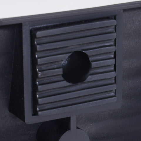 Rootz Car Access Ramps - Plastic Ramps - Vehicle Maintenance - Shockproof & Stackable - 2.5 Ton Capacity - 91x30x21 cm - Black