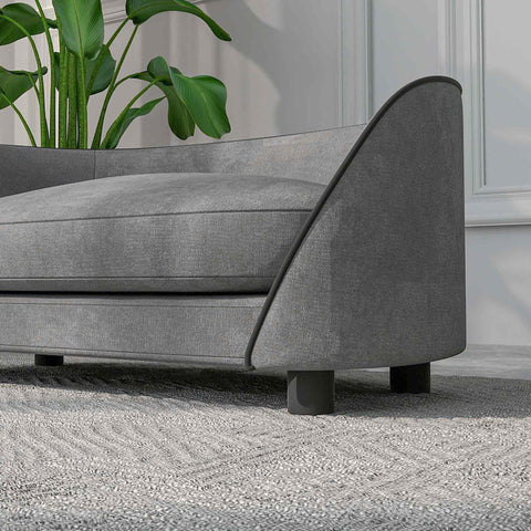 Rootz Pet Sofa Dogenofa - Dog Sofa - Cat Couch - Removable Cover - Dutch Velvet Comfort - 67cm x 43cm x 31cm