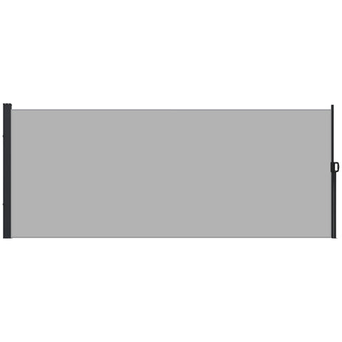 Rootz Side Pull-Out Wind Paravent - Privacy Screen - Outdoor Barrier - UV Resistant - 400cm L x 160cm H Aluminum Frame