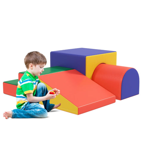 Rootz Soft Building Block Set - Foam Play Blocks - Children's Learning Toys - Safety Padding - 150cm x 50cm x 39cm
