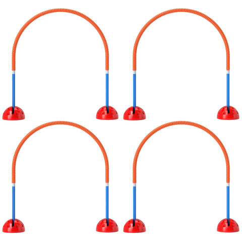 Rootz 4-Part Dog Agility Training Set - Dog Exercise Equipment - Training Gear - Adjustable Width - Portable with Carry Bag - 100x19.5x95cm