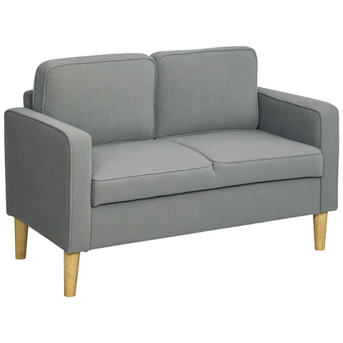 Rootz Two Seater Storage Sofa - Mini Couch - Compact Sofa - Space-Saving Design - 117cm x 63cm x 79cm
