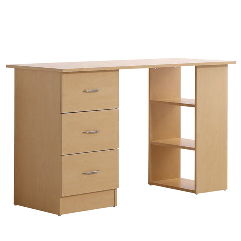 Rootz Computer Desk - Office Table - Workstation - Ample Storage - 120cm x 49cm x 72cm