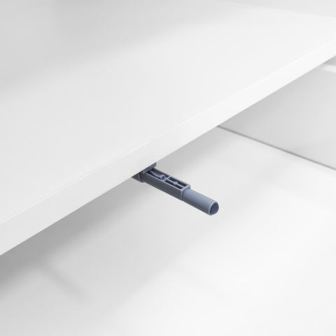 Rootz Cloud-Shaped Coffee Table - Living Room Centerpiece - Stylish Furniture - Push-to-Open Drawer - 100cm x 60cm x 39.2cm