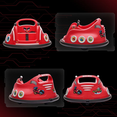 Rootz Kids Bumper Car - Electric Ride-On - Children’s Car - 360° Rotation Fun - 73cm x 73cm x 44cm