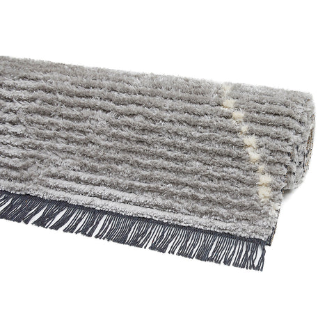 Rootz Shaggy Rug with Fringes - Area Rug - Softness & Comfort - Polyester Elegance - 230 x 160 x 2.1 cm
