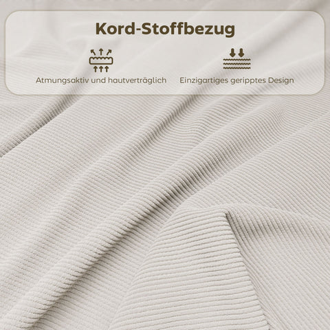 Rootz 4-Set Padded Folding Chairs - Foldable Chairs - Seating Comfort - Metal Frame - White - 82H cm - Seat 40 x 40 x 46 cm