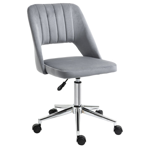 Rootz Height Adjustable Desk Chair - Swivel Office Chair - Work Chair - Ergonomic Comfort - 49 x 60 x 79-91 cm, Dark Gray