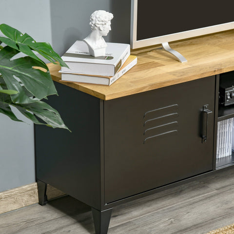 Rootz TV Cabinet - TV Shelf - TV Table - Stylish & Functional Storage - 150cm x 40cm x 50cm
