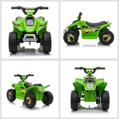 Rootz Quad Electric for Children - Kids Ride-On - Battery Operated Vehicle - Forward & Reverse Gear - 72 x 40 x 45.5 cm - Safe 2.8-4.6 km/h Speed