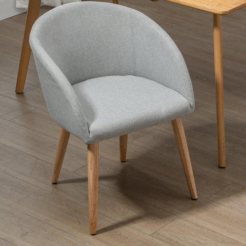 Rootz 2 Dining Room Chairs Set - Kitchen Chairs - Scandinavian Style - Ergonomic Comfort - 55cm x 56cm x 74cm