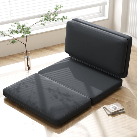 Rootz 3-in-1 Folding Recliner - Guest Mattress - Divisible Sofa - Maximum Comfort - 138W x 90D x 70H cm