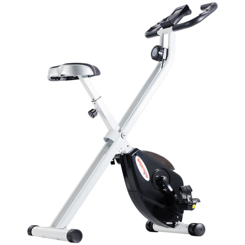 Rootz Foldable Home Exercise Bike - Stationary Bike - Indoor Cycling Bike - Quiet Magnetic Resistance - 97cm x 43cm x 110cm