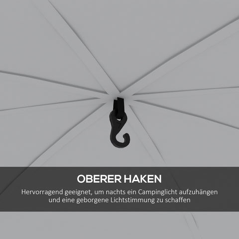 Rootz Event Shelter Pavilion - Garden Tent - Outdoor Covering - Water-Repellent - 350cm x 350cm x 222cm