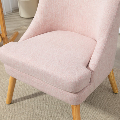 Rootz Armchair - Accent Seat - Scandinavian Style - Ultimate Comfort - Hevea Wood Legs - 63x69x79.5 cm