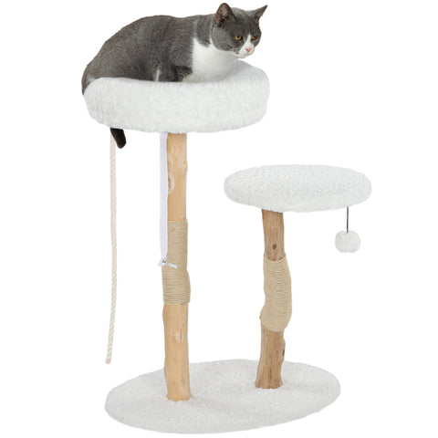 Rootz Scratch Tree Climbing Tree - Cat Tower - Cat Scratcher - Cozy Bed - 58cm x 40cm x 85cm