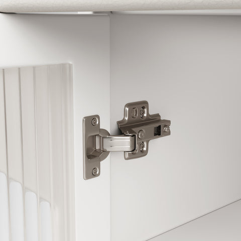 Rootz Kitchen Cabinet - Sideboard - Modern Storage Unit - Spacious - Easy Clean - 100cm x 40cm x 90.5cm