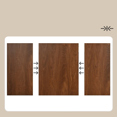 Rootz Modern Kitchen Dining Table - Bistro Table - Unique Design Table - Timeless Elegance - 138.5cm x 80cm x 75cm