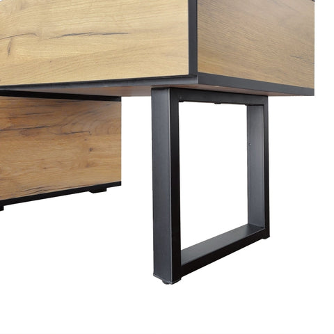 Rootz TV Cabinet Combo - Entertainment Stand - TV Console - Adjustable Length, Ample Storage - 120cm x 34.5cm x 30cm/50cm