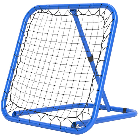 Rootz Football Rebounder Net - Bounce Back Net - Soccer Training Aid - Adjustable & Foldable - 78 x 84 x 65-78 cm - Enhance Ball Control Skills