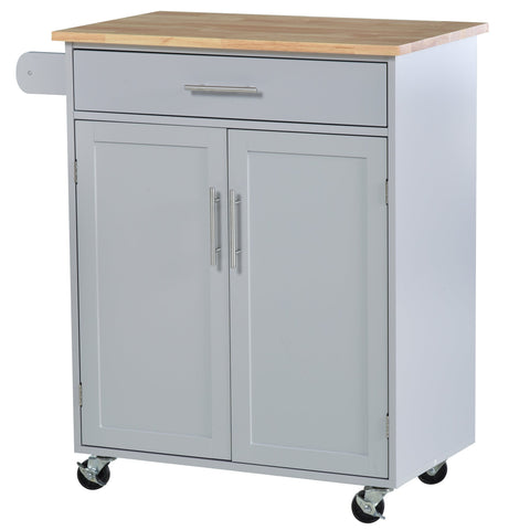 Rootz Kitchen Serving Cart - Service Car - Kitchen Island - Elegant Design - 83cm x 45cm x 91.5cm