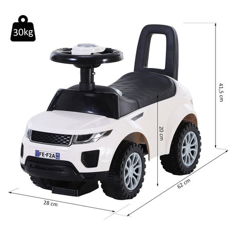 Rootz Children's Ride-On Car Walker - Toddler Vehicle - Push Car - Leg Muscle Trainer - 62cm x 28cm x 41.5cm