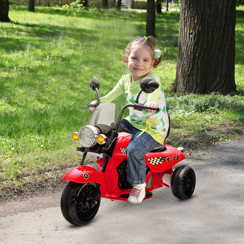 Rootz Electric Children's Motorcycle - Ride-On Bike - 3-Wheeled Scooter - Safe & Fun - 110cm x 48cm x 56cm