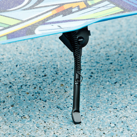 Rootz Children's Scooter - Kick Scooter - Foldable Scooter - Height Adjustable, 100kg Resilient - 94cm x 38cm x 88-103cm, Blue