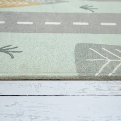 Kids Play Rug – Durable & Soft – Fun Animal & Street Patterns – Easy Clean