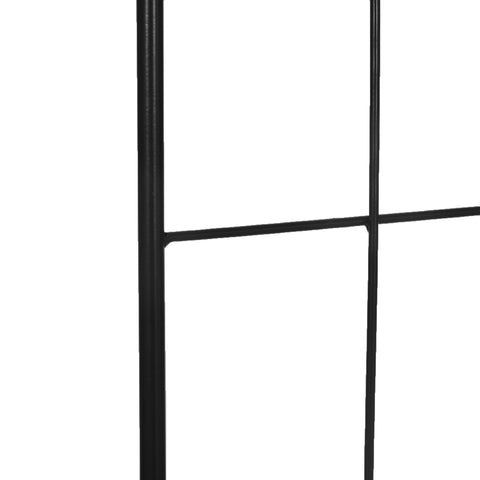 Rootz Treillis Garden Set of 2 - Plant Support - Metal Climbing Grid - Enhances Garden Elegance - 51 x 152 cm Black