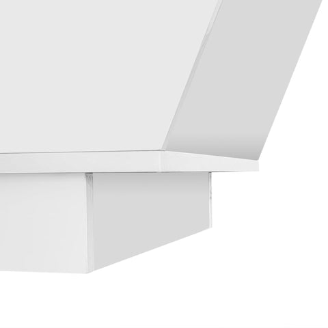 Rootz LED Coffee Table - Modern Living Room Table - LED-Lit Table - App-Controlled Lighting - 100L x 50W x 35.1H cm