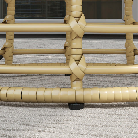 Rootz Round Garden Coffee Table - Outdoor Side Table - Patio Table - Durable & Stable - Ø45cm x 50h cm