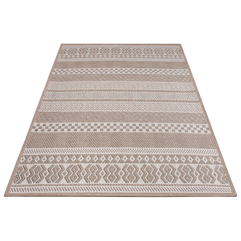 Flatweave Rug – Scandinavian Style – Geometric Pattern – Indoor & Outdoor – Soft & Durable – Easy to Clean