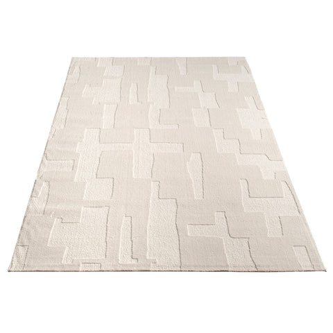 High Pile Rug – Modern Geometric Pattern – Soft, Durable & Cozy – Easy Care