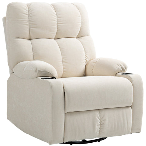 Rootz Relaxation Armchair with Footrest - Reclining Chair - Rotatable Seat - Comfort Up to 150kg - 88x96x108cm