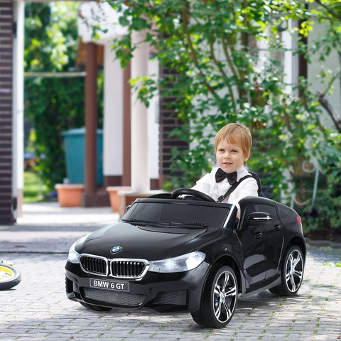 Rootz Children's Electric Car - Kids Ride-On - Toy Vehicle - Sound & Light Effects - Remote Control - Black - 106cm x 64cm x 51cm