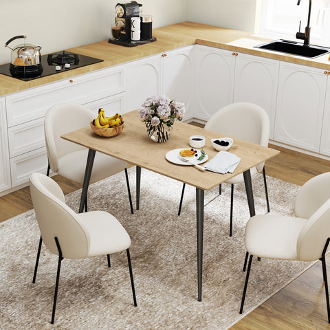 Rootz Extendable Dining Table - Expanding Table - 6-8 Seater Table - Space Saver - 120W x 75D x 77H cm to 160W x 75D x 77H cm