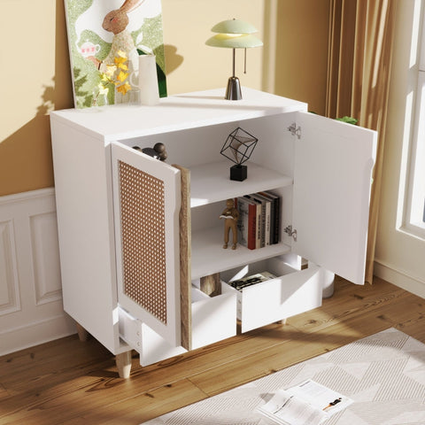 Rootz Elegant Sideboard - Buffet - Storage Cabinet - Stylish Organization - 80cm x 40cm x 86.5cm