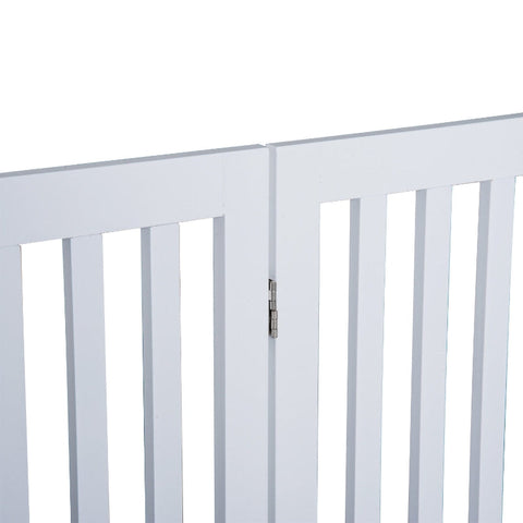 Rootz Dog Barrier - Pet Gate - Protective Grille - No Installation - Easy Setup - Flexible Configuration - Secure and Stable - 154.5cm x 1.8cm x 91.5cm - MDF