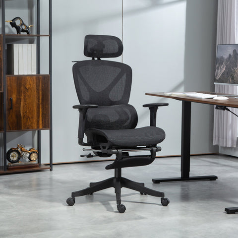 Rootz Ergonomic Office Chair - Desk Chair - Adjustable Chair - Ultimate Comfort - 71x70x120-130cm