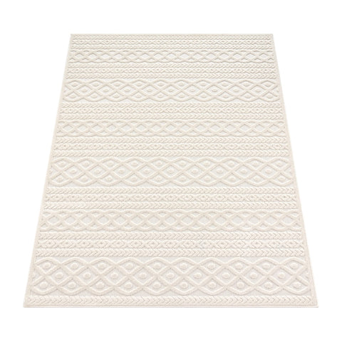 Durable Indoor Outdoor Rug – Elegant 3D Texture – Short Pile & Easy Clean