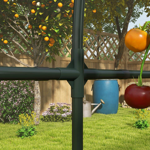 Rootz Greenhouse for Tomatoes - Plant Shelter - Garden Structure - Protects Plants - 600cm x 123cm x 171cm