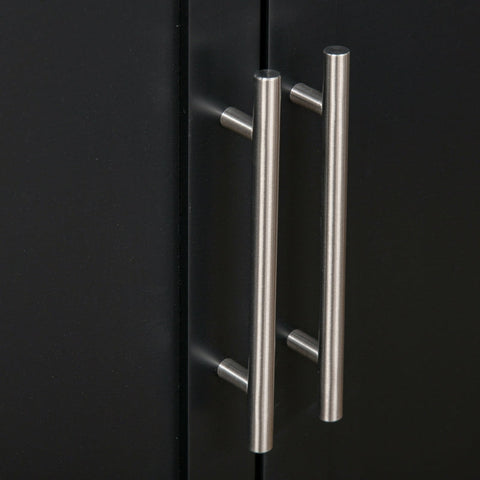 Rootz Keukentrolley - Oprolbare serveerwagen - Mobiel keukeneiland - In hoogte verstelbare planken - Voldoende opbergruimte - Gemakkelijke mobiliteit - 109 cm x 40 cm x 89 cm - Rubberhout en MDF