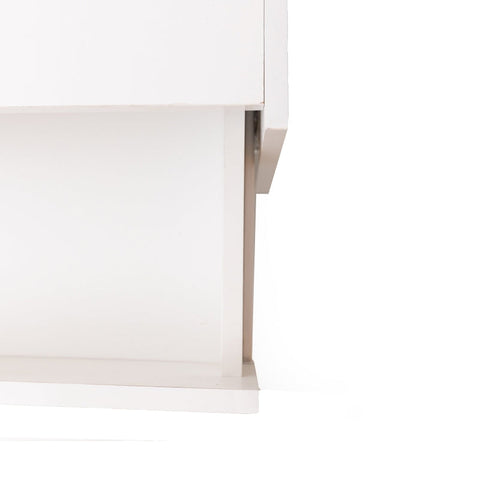 Rootz High-Gloss TV Cabinet - Media Console - Entertainment Unit - Ample Storage - 190L x 40W x 42H cm