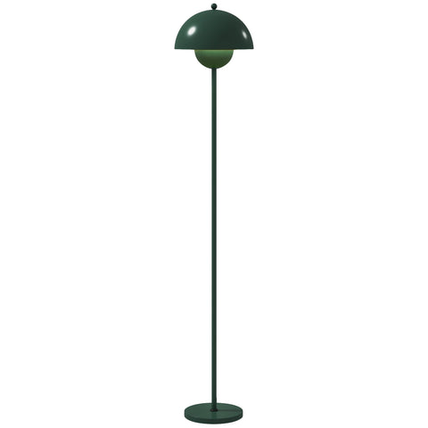 Rootz Floor Lamp - Standing Light - Elegant Illumination - Steel & Green Finish - Long Cable - Ø30 x 155 cm