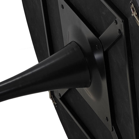 Rootz Modern Round Dining Table - Patchwork Plates - Metal Base - Durable Stability - 120cm x 120cm x 75cm